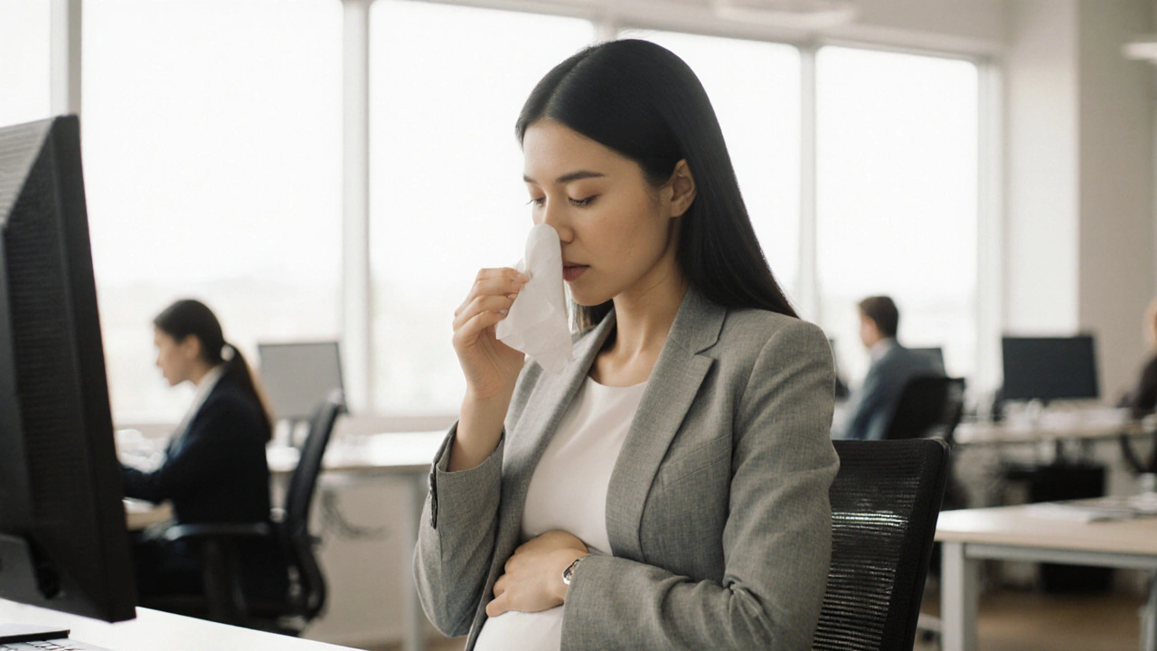 Coping with Vomiting During Pregnancy at Work: Practical Tips and Legal Rights